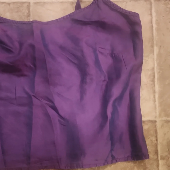 LOFT Purple Fitted Crop Camisole - Picture 3 of 6
